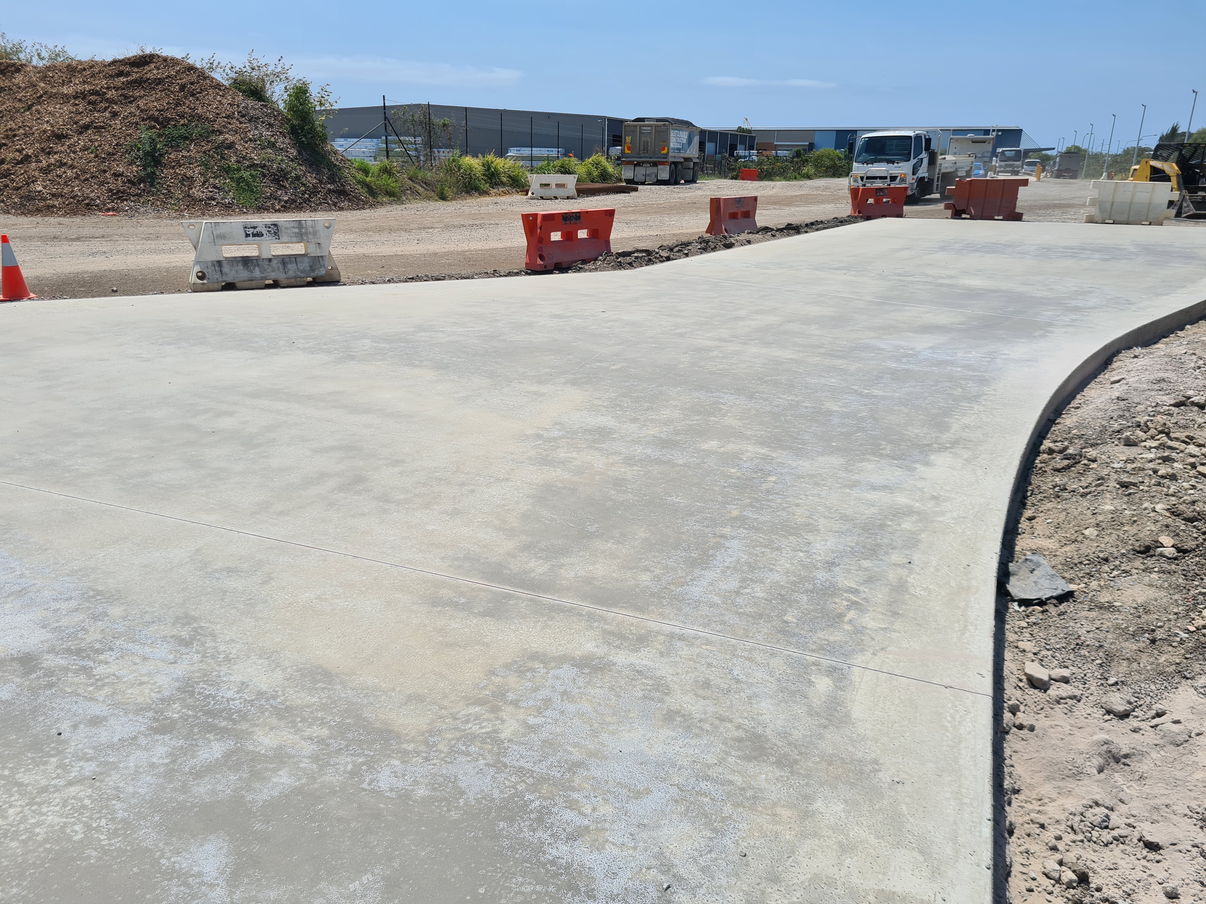 Rawcon — completed heavy traffic slab