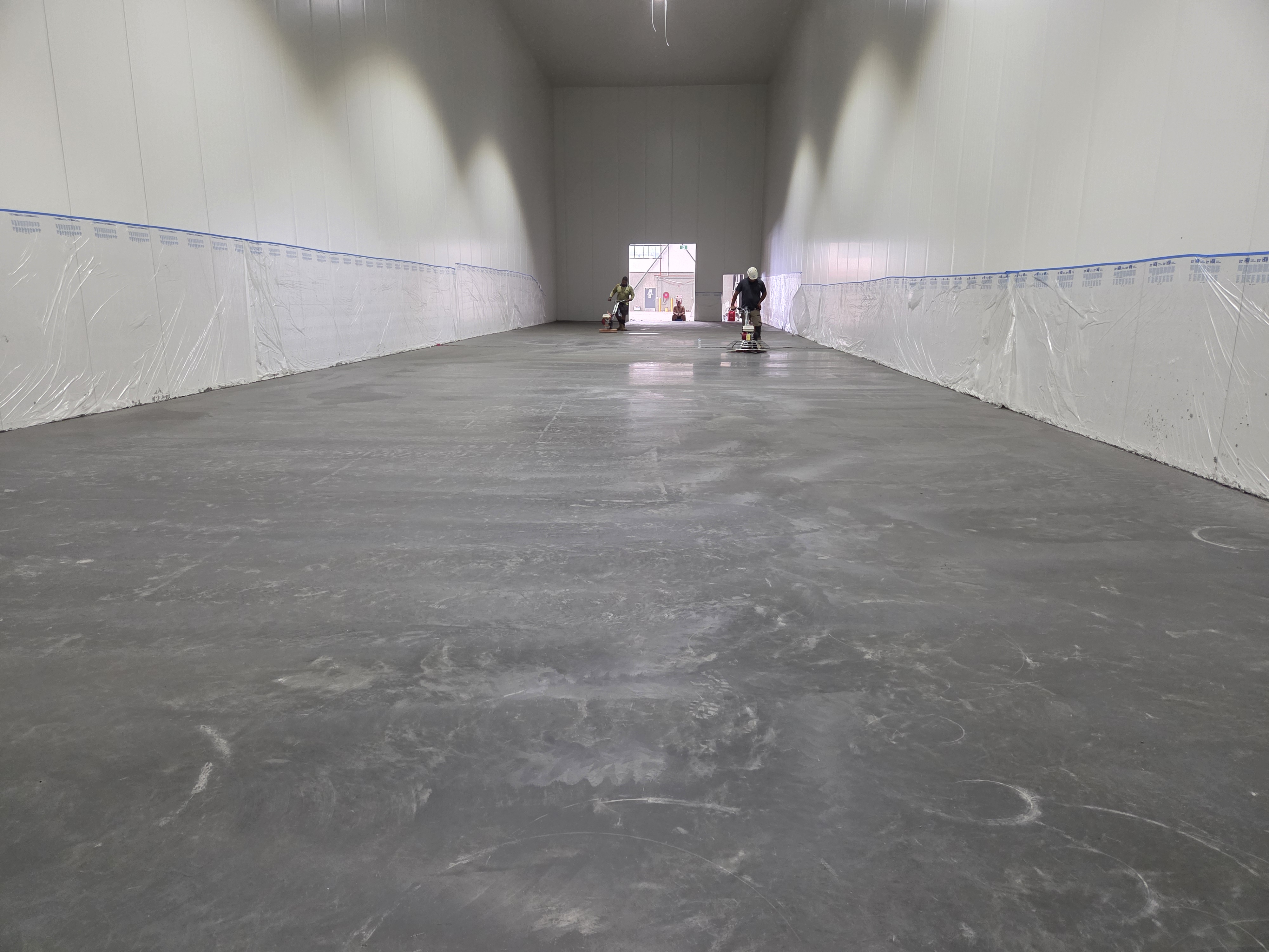 Rogers Cold Store — completed cold store floor