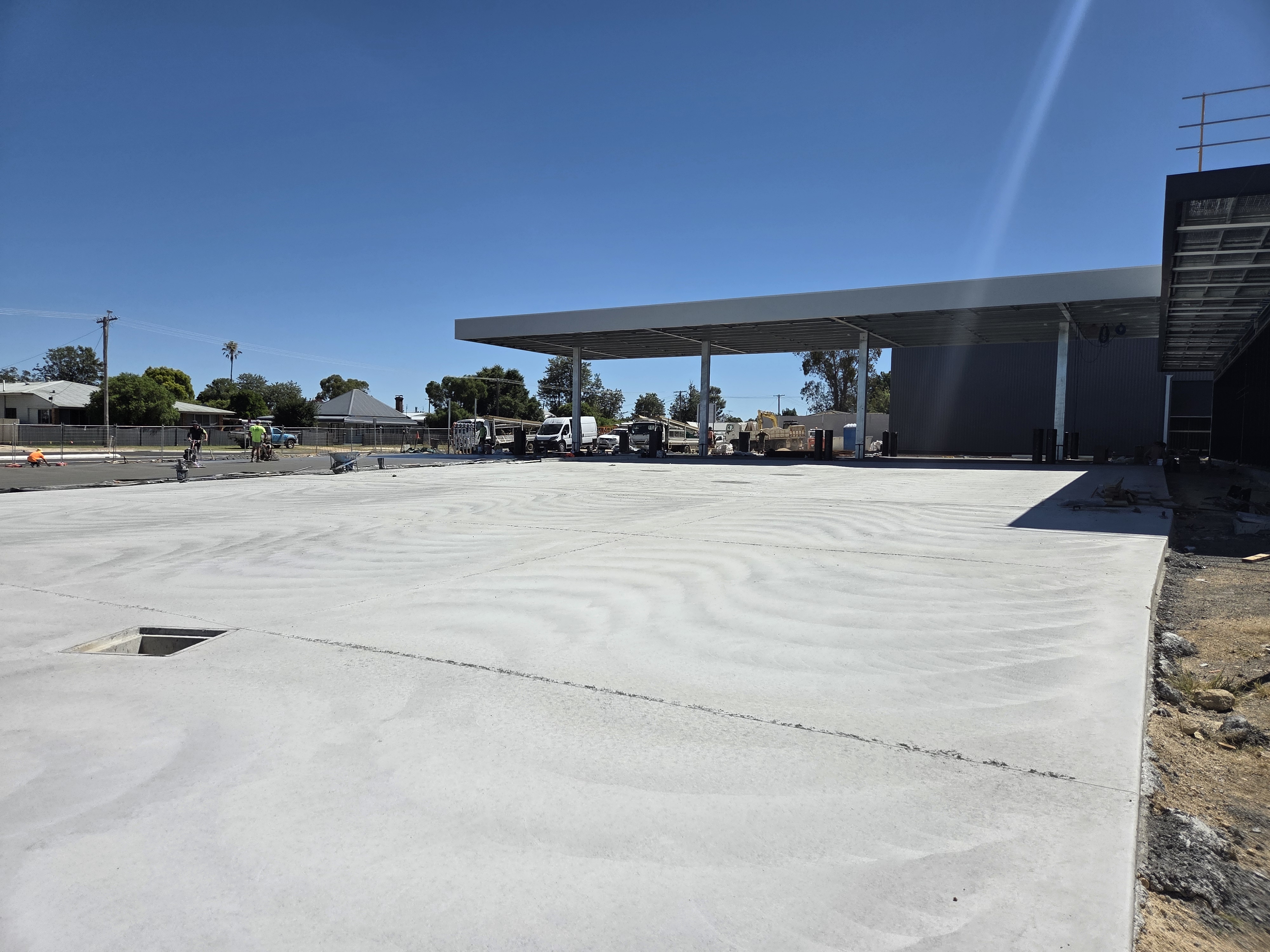 North Coast Petroleum — completed pavement slabs