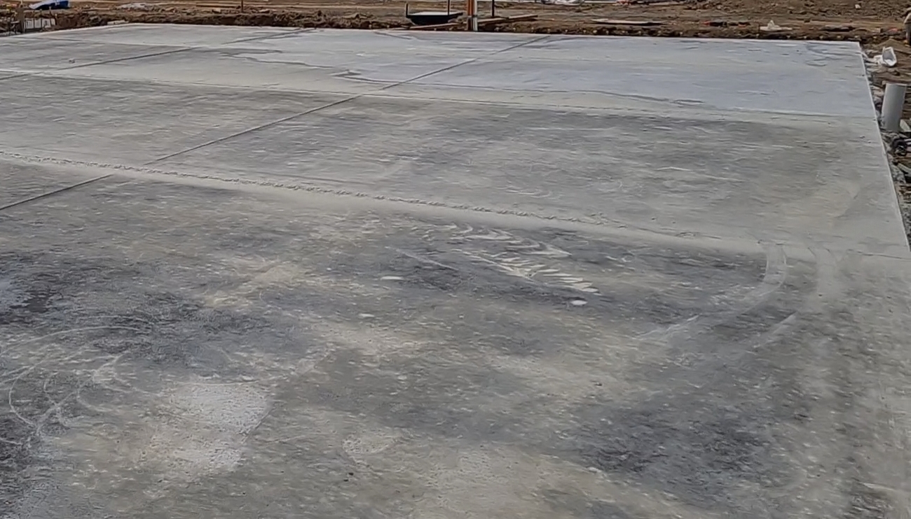 Mammoth Storage — completed slabs