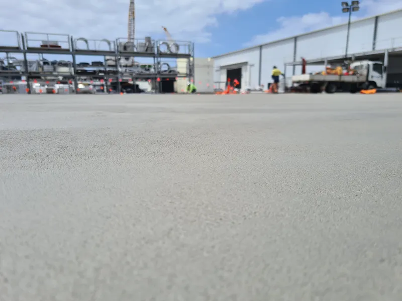 Jetty Specialist — completed slab surface