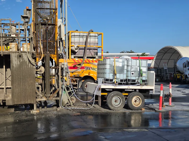 Podium slab — E5 dosing at Mansell Premix