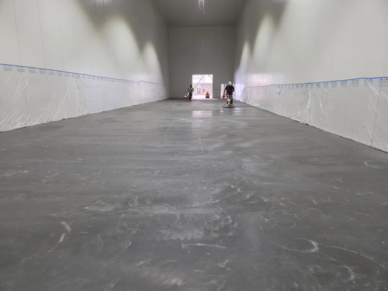 Rogers Cold Store — completed cold store floor