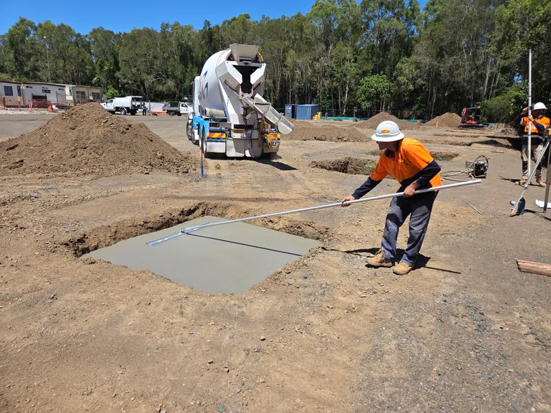 LifePointe Church — finishing SteelX pad footing