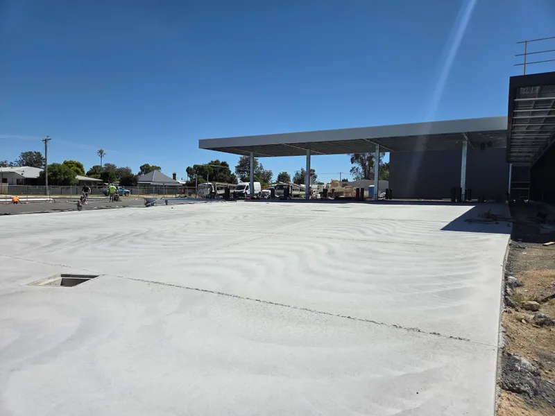 North Coast Petroleum — completed pavement slabs