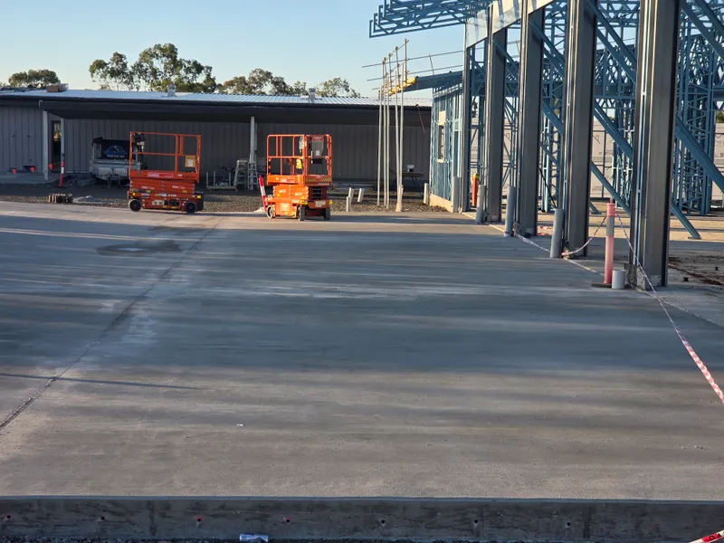 Fire Station — completed slab