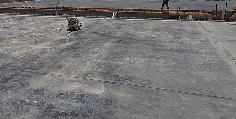 Mammoth Storage — slab finishing